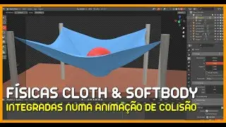 FÍSICAS CLOTH E SOFTBODY INTEGRADAS NUMA  COLISÃO