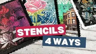 4 Creative Ways to Use Stencils in Your Art Journal