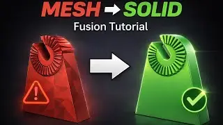Turn A Mesh into a Clean Solid Body in Fusion