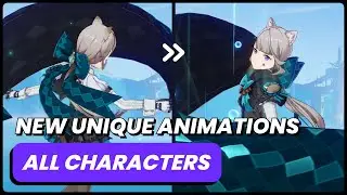 ALL CHARACTERS NEW ANIMATIONS // New Genshin Impact 4.0 Party Setup Screen