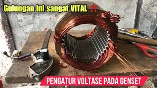 Voltase genset tinggi⁉️bisa diatur lewat gulungan ini
