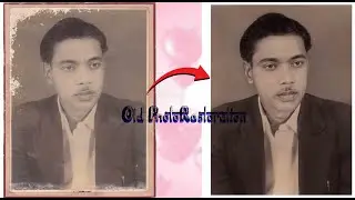 Photo Restoration | Dust and Scratches Remove | Editing Tutorial #restoration