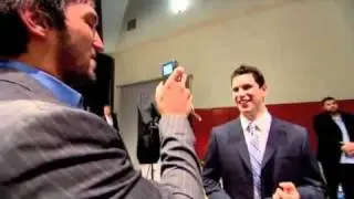 Alexander Ovechkin interviews Sidney Crosby