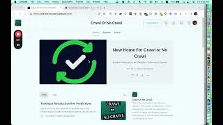 Crawl or No Crawl Report Moved to Substack   17 November 2023