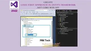 Create code first approach in Entity Framework .NET Core Web API 