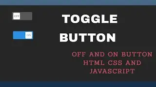 ⚫🔵#codemarios #website  toggle button  HTML CSS AND JAVASCRIPT / on-off button