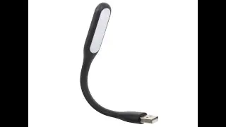 Обзор на LED USB фонарик для ноутбука.  (Гибкий)