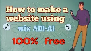 How to create a free website using AI-artificial intelligence | WIX website creating ai