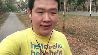 Morning Jogging with PinkCassia, KhonKaen Thailand March 24, 2017
