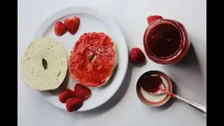 Homemade Smooth Strawberry Jam using 3 Ingredients