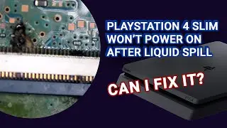 A LIQUID DAMAGED PS4 SLIM... CAN I FIX IT?