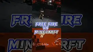 Minecarft VS Free Fire🤯😮#freefire#minecarft