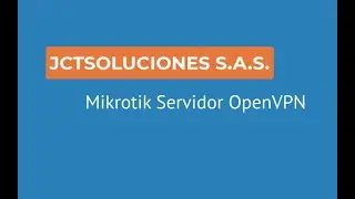Mikrotik OpenVPN Server