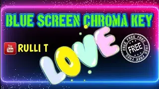 Green Screen [1080p] - PASTEL GALAXY, LOVE, BIRTHDAY, SWINGING,  ANIVERSARY, BABY, ALPHABET sound 🔊