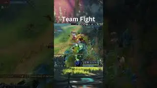 DotA 2 Team Fight New Meta Abadon Slark Lion v/ Tiny Ogre Treant Protector! #dota2 #dotawtf #shorts