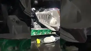 Что внутри Фары Mercedes 222