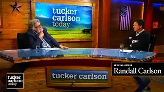Randall & Tucker Carlson 1st Meeting - Introduces the Younger Dryas Mystery, Frozen Buried Mammoth
