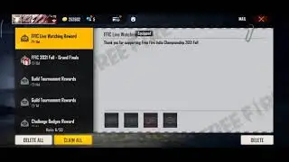 FFIC fall 2021 Rewards | Free Fire India | Tech Gamer