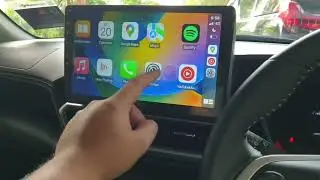 Linux 10 inch CarPlay/Android Auto head unit player review on Perodua Ativa AV