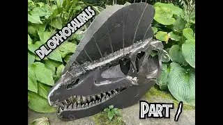 Dilophosaurus Sculpture, Part 1