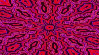 Silent 4K Kaleidoscope Pattern Screensaver No Loop Calming and Soothing 4