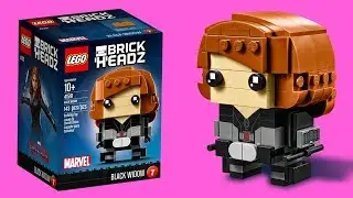 LEGO BRICKHEADZ Black Widow!!