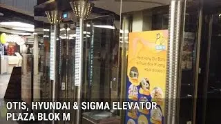 Otis, Hyundai, and Sigma Elevators (Lifts) Plaza Blok M Jakarta Indonesia