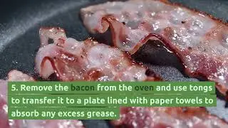 How to cook bacon in an oven