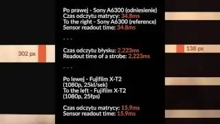 Fujifilm X-T2 - rolling shutter