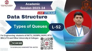 DSUC52: Types of Queues in DS | Simple Queue | Circular Queue Insertion and Deletion Algorithm