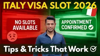 Italy Visa Appointment 2025 (Pakistan) 🇮🇹 | Real Tips & Tricks That Actually Work