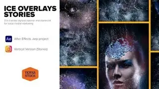 After Effects Template: 2-in-1 Subzero Ice Overlays Stories