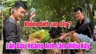 Hoang Anh did this for the first time, not sure what to do.