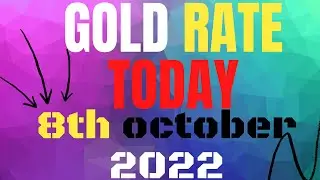 Gold Rate as of 8th October 2022 #goldrate #goldratetoday #goldratetodaylive #goldratekeralalive
