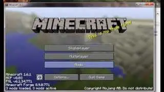Minecraft: Устанавливаем Forge на версию 1.6.1