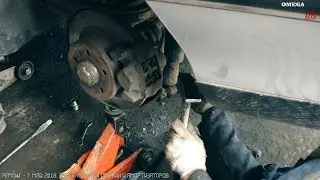 Replacing the rear springs and shock absorbers of an OPEL OMEGA B, 1995, X20XEV [OMEGA LIVE 