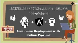 Jenkins For Beginners Tutorial - 8 | JENKINS CI/CD HANDS-ON WITH AWS EC2 | Jenkins with CD Pipeline