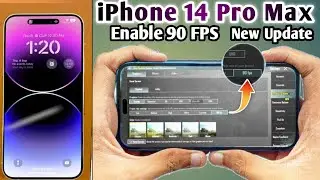 New Update iphone 14 Pro Max 90 FPS PUBG 😱
