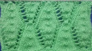 New Diamond Lattice knitting pattern for women and girls top and frock | Knitting pattern # 100