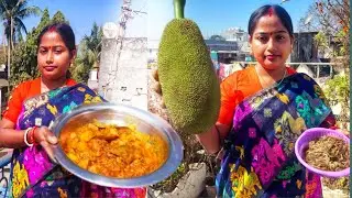 বাজার থেকে কিনে এনে আজ বানালাম বিয়েবাড়ির মতো এঁচোড় চিংড়ি রেসিপি|| #village_food_channel