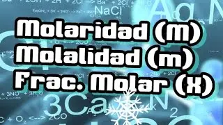 Molaridad - molalidad - Fraccion molar - EJERCICIOS RESUELTOS | QUIMICA