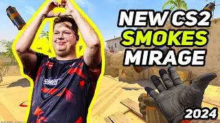 CS2 Mirage - All Smokes For A Site You Need To Know 2024