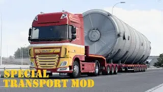 Euro Truck Simulator 2 |DAF XF E6|by Schumi+Open Pipe Sound |Special Transport Mod|