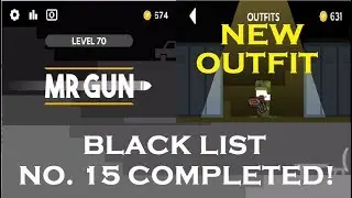 All Bosses Black List No.15 | New Outfit! | Mr Gun By Ketchapp