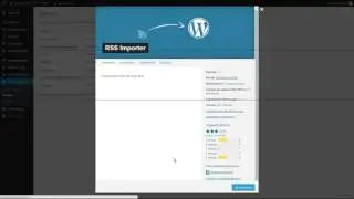 Wordpress   Установка Import RSS