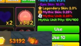 Opening 50k more candy. meh luck?