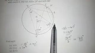 Circle theorem with Application on Exam questions