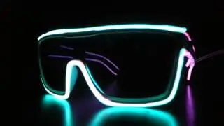 NeonNightlife.com Flashing, Glowing Glasses