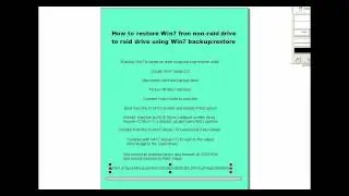 win7raid restore from non-raid 1/2