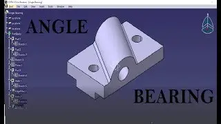 Angle Bearing Modelling in CATIA V5